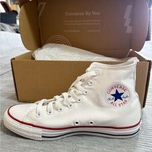 Converse White High-Top Sneakers
